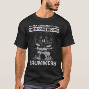 T-shirt Retro Drummer Drums Festival Rock Music Drums