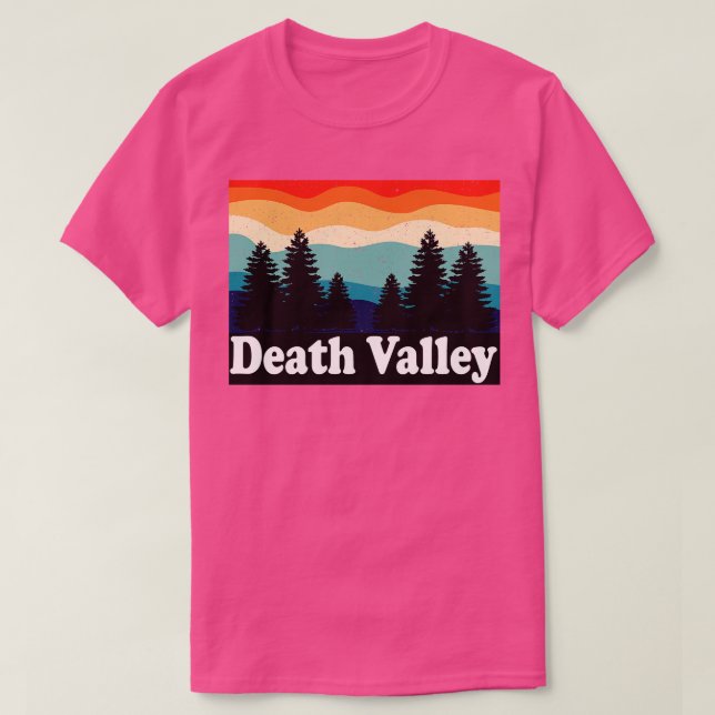 T-shirt Rétro du parc national de Death Valley (Design devant)