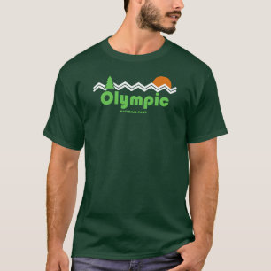 T-shirt Rétro du parc national olympique