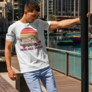 T-shirt Rétro du pilote d'ambulance