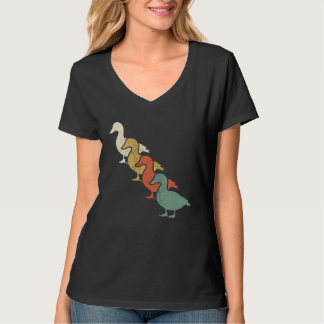 T-shirt Retro Duck Animals Vintage Farmers Duck