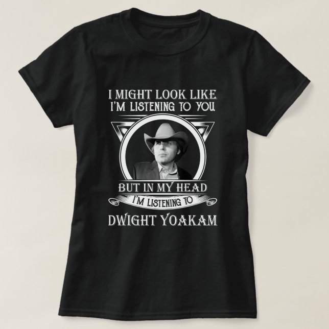 T-shirt Retro Dwight Dwight Yoakam's Gift Men Femmes.png (Design devant)