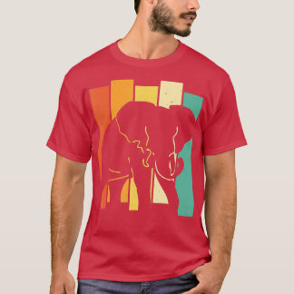 T-shirt Retro Elephant Wildlife Vintage Africa Elephant