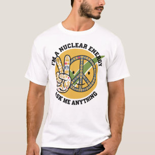 T-shirt Retro énergie nucléaire conception vectorielle art
