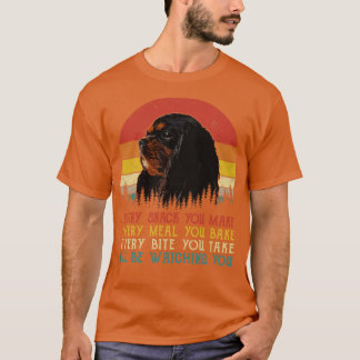 T-shirt Retro English Toy Spaniel Chaque Snack Que Vous Fa