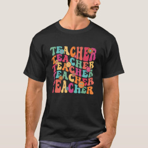T-shirt Retro Enseignant Super Inspirational Happational R