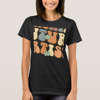 T-shirt Retro Enseignement futurs Artistes Enseignants