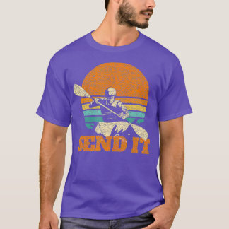 T-shirt Retro Envoyer it Whitewater Rafting Slang Design