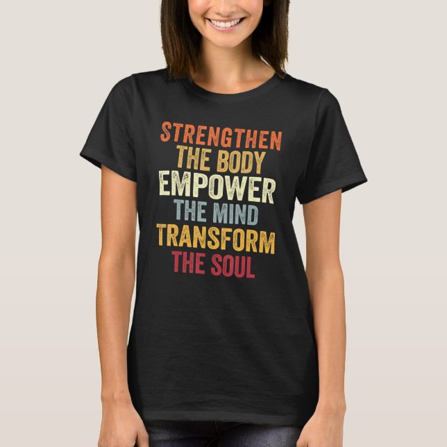 T-shirt Rétro ergothérapeute Renforcer Le Corps T (Devant)
