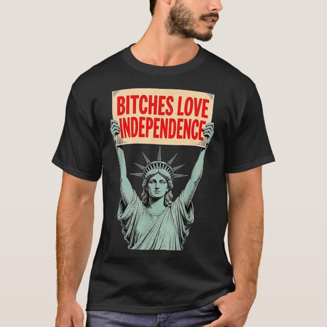 T-shirt Rétro Es Amour Indépendance Drôle 4 Juillet 1 (Devant)