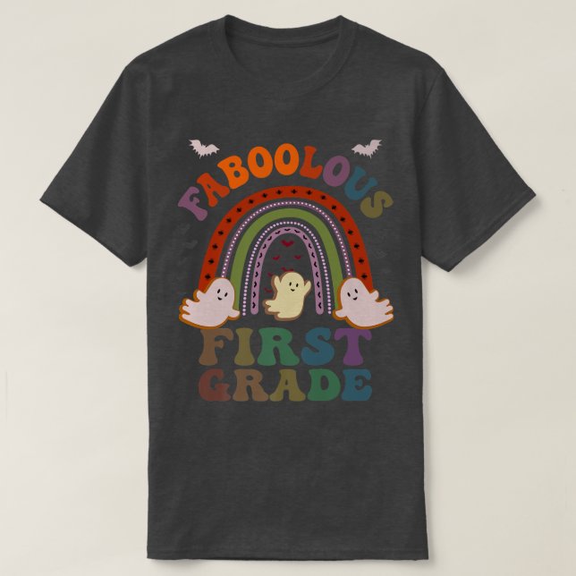 T-shirt Retro FABOOLOUS 1ST GRADE TEACHER Costume This Is  (Design devant)