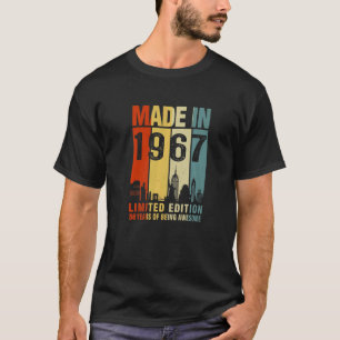 T-shirt Rétro Fait En 1967 56 Ans D'Être Étonnant