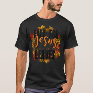 T-shirt Retro Fall quitte l'automne chrétien dire religion