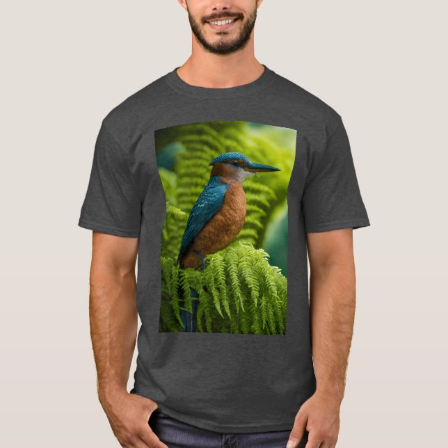 T-shirt Rétro famille d'oiseaux (Devant)