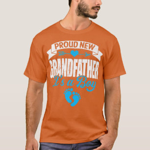 T-shirt Retro Famille Fière Nouveau Grand-Père C'est un ga