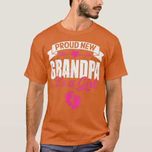T-shirt Retro Famille Fière Nouveau Grand-Père C'est une f