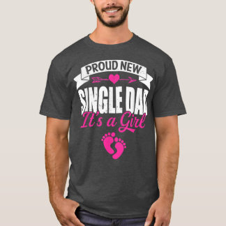 T-shirt Retro Famille Fière Nouveau Père célibataire C'est