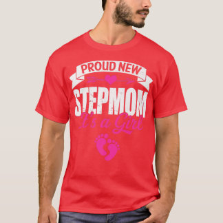 T-shirt Retro Famille Fière Nouveau Stepmaman C'est une fi