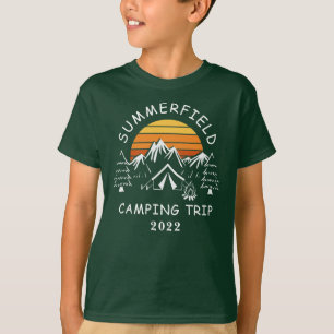 T-shirt Retro Family Camping Trip Correspondance