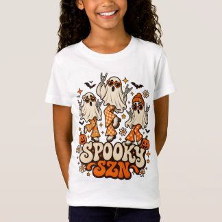 T-Shirt Retro Fantômes SZN Époque Groovy 70s Halloween