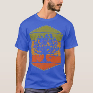 T-shirt Retro Feuilles d'automne Chute Lover Nature Forêt