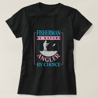 T-shirt Retro Fisherman Angler Quote Graphic for Outdoor
