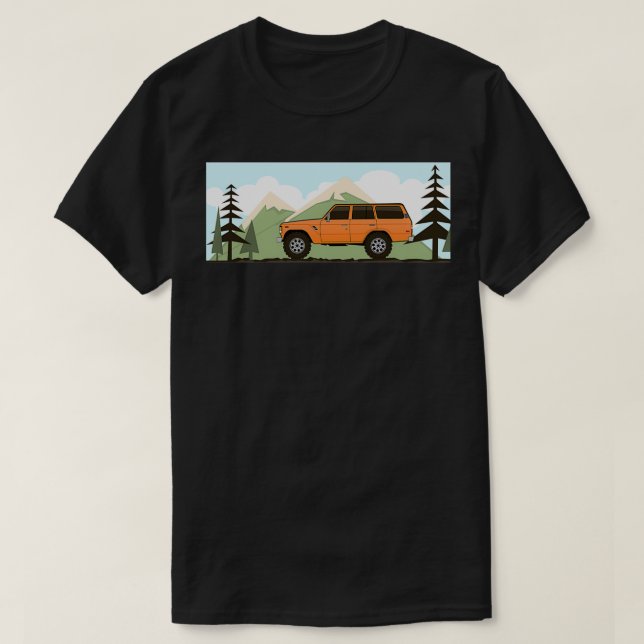 T-shirt Rétro Fj60 Land Cruiser (Design devant)