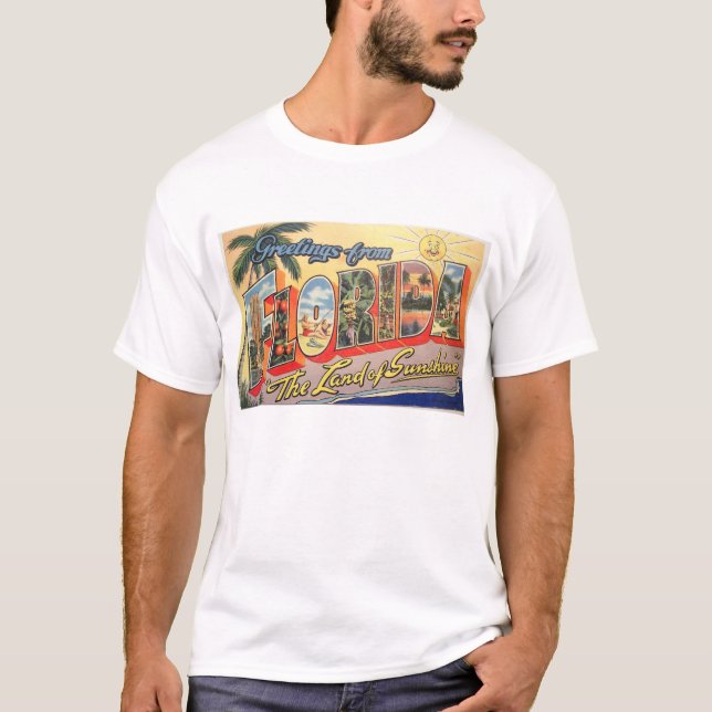 T-shirt Rétro Floride  (Devant)