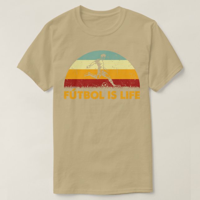 T-shirt Retro Football est Life Remix (Design devant)