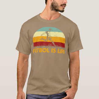 T-shirt Retro Football est Life Remix