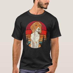 T-shirt Retro Forest Trees Propriétaire Beagle Chien migno