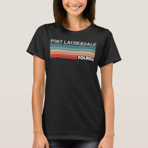 T-shirt Retro Fort Lauderdale Floride FL Souvenir
