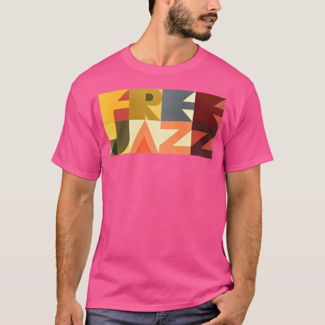 T-shirt Retro Free Jazz Tee 90S Jazz (Devant)