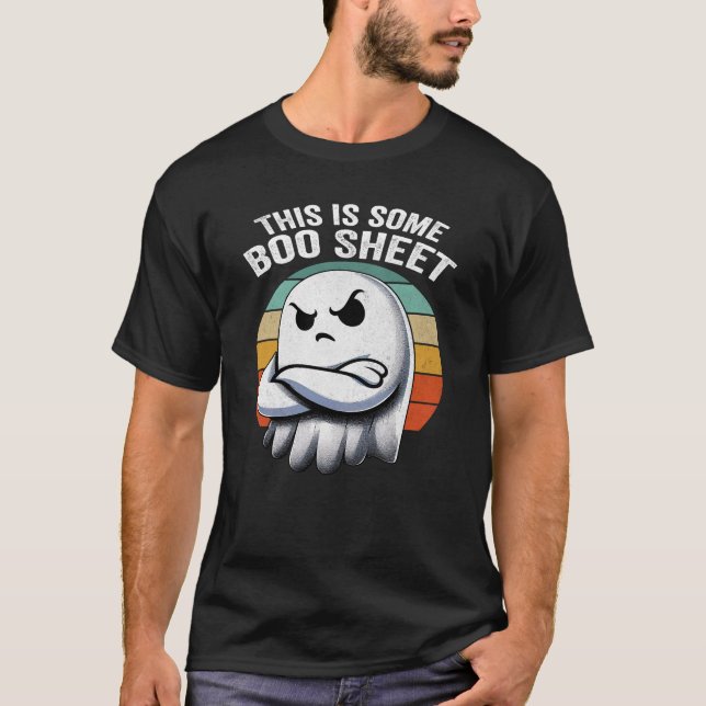 T-shirt Retro Funny C'Est Une Feuille De Boite Halloween G (Devant)