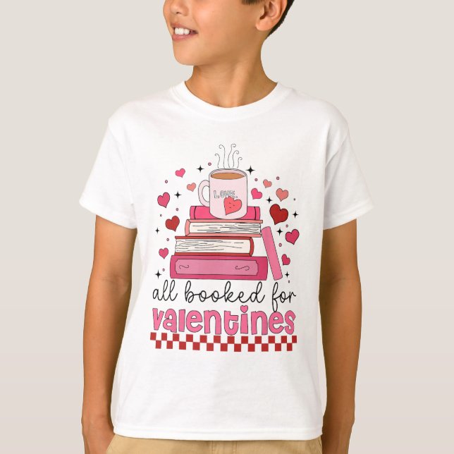 T-shirt Retro Funny Enseignant Saint Valentin Tous Réservé (Devant)