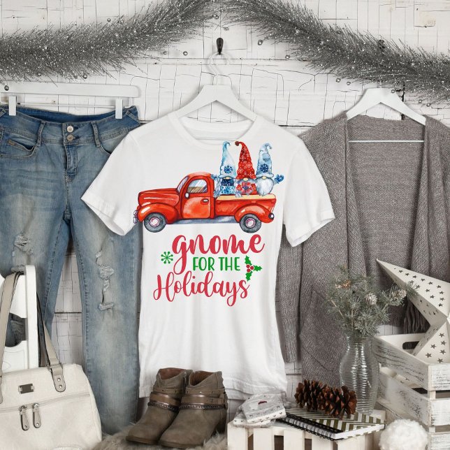 T-shirt Retro Funny Gnome pour les Fêtes Noël (Créateur téléchargé)