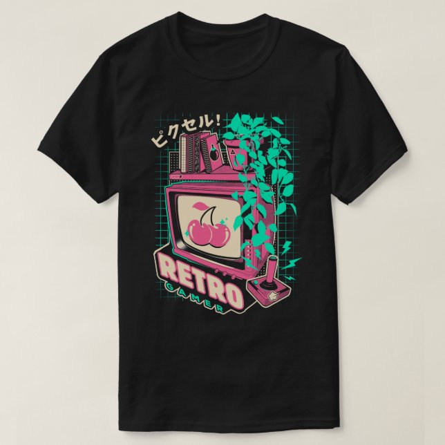 T-shirt Retro Gamer (Design devant)