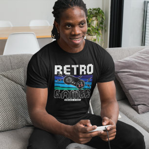 T-shirt Retro Gamer - Jeu vidéo