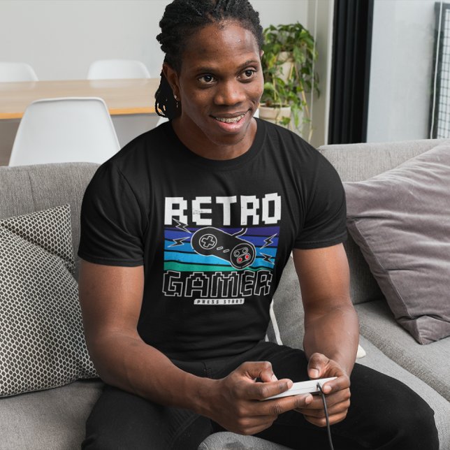 T-shirt Retro Gamer - Jeu vidéo (Créateur téléchargé)