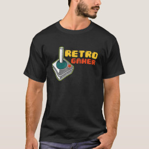 T-shirt Retro Gamer Vintage 80s Jeu vidéo Arcade