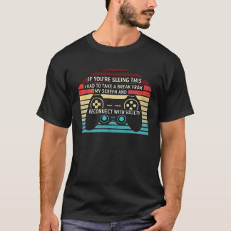 T-shirt Retro Gaming Break