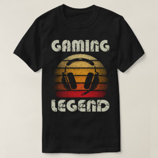 T-shirt Retro Gaming Legend Design