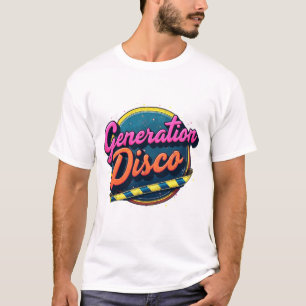 T-Shirt Rétro Génération Disco - Tee Disco Unisexe