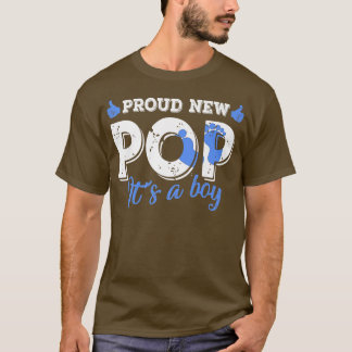 T-shirt Rétro Genre Révéler Fier Nouveau Pop C'est un garç