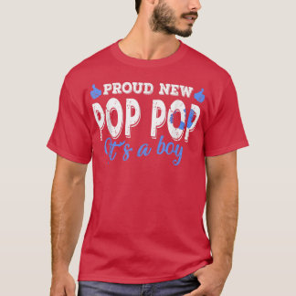 T-shirt Retro Genre Révéler Fier Nouveau Pop Pop C'est un