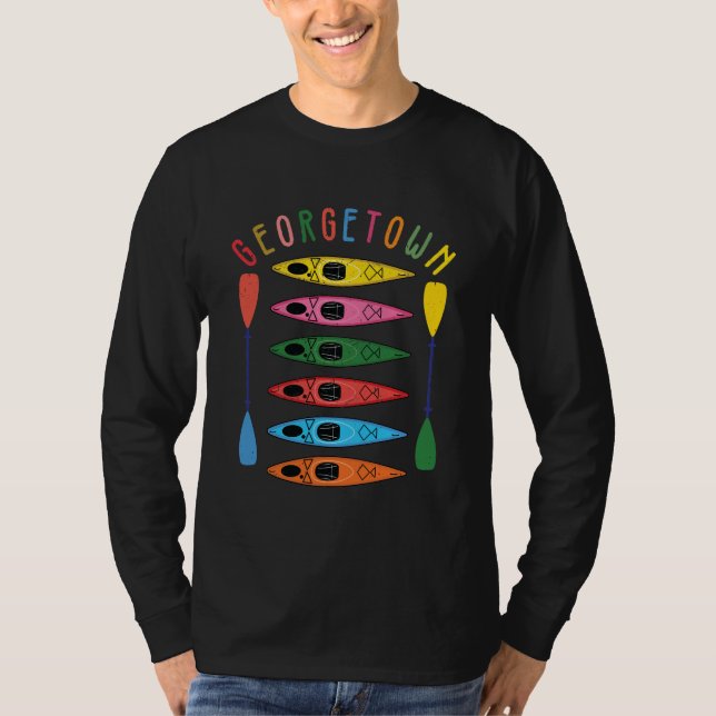 T-shirt rétro Georgetown Kayaking (Devant)