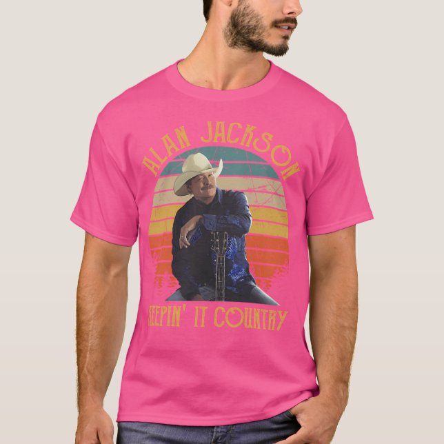 T-shirt Retro Giant Jackson Keepin_ It Country Alan (Devant)