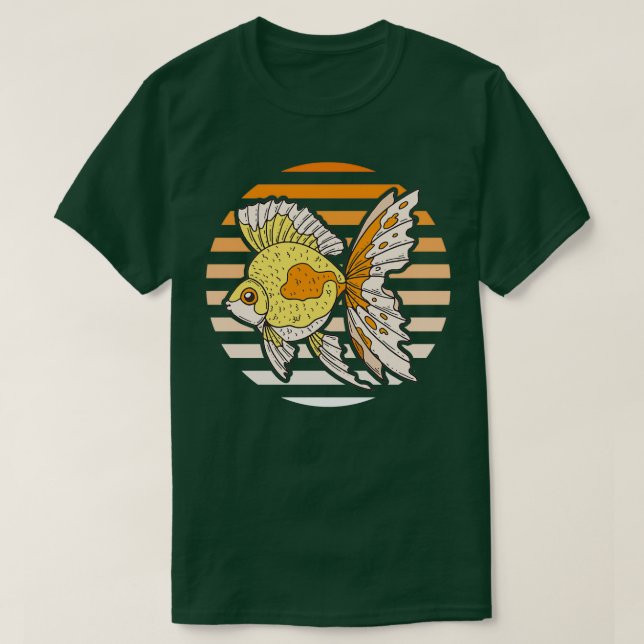 T-shirt Retro Goldfish Aquarium Fish Lover (Design devant)