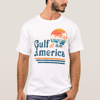 T-shirt Retro Golfe D'Amérique Est 2025 Américain
