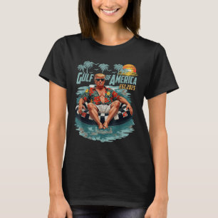 T-shirt Retro Golfe De Usa Amérique Est 2025 Américain Gol